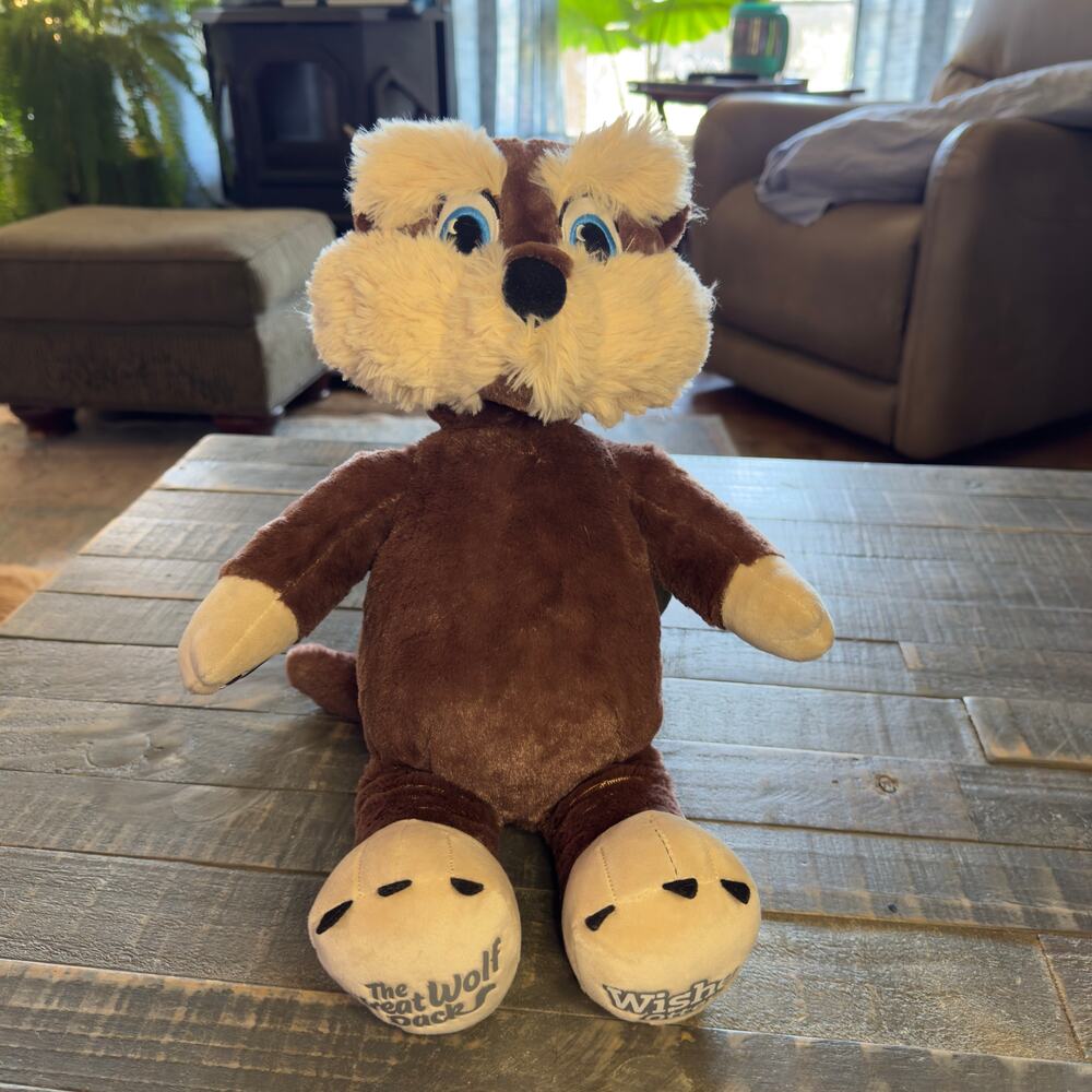 Great Wolf Lodge Pack Build A Bear Wishes Otter Plush Stuffed Animal HTF 17"